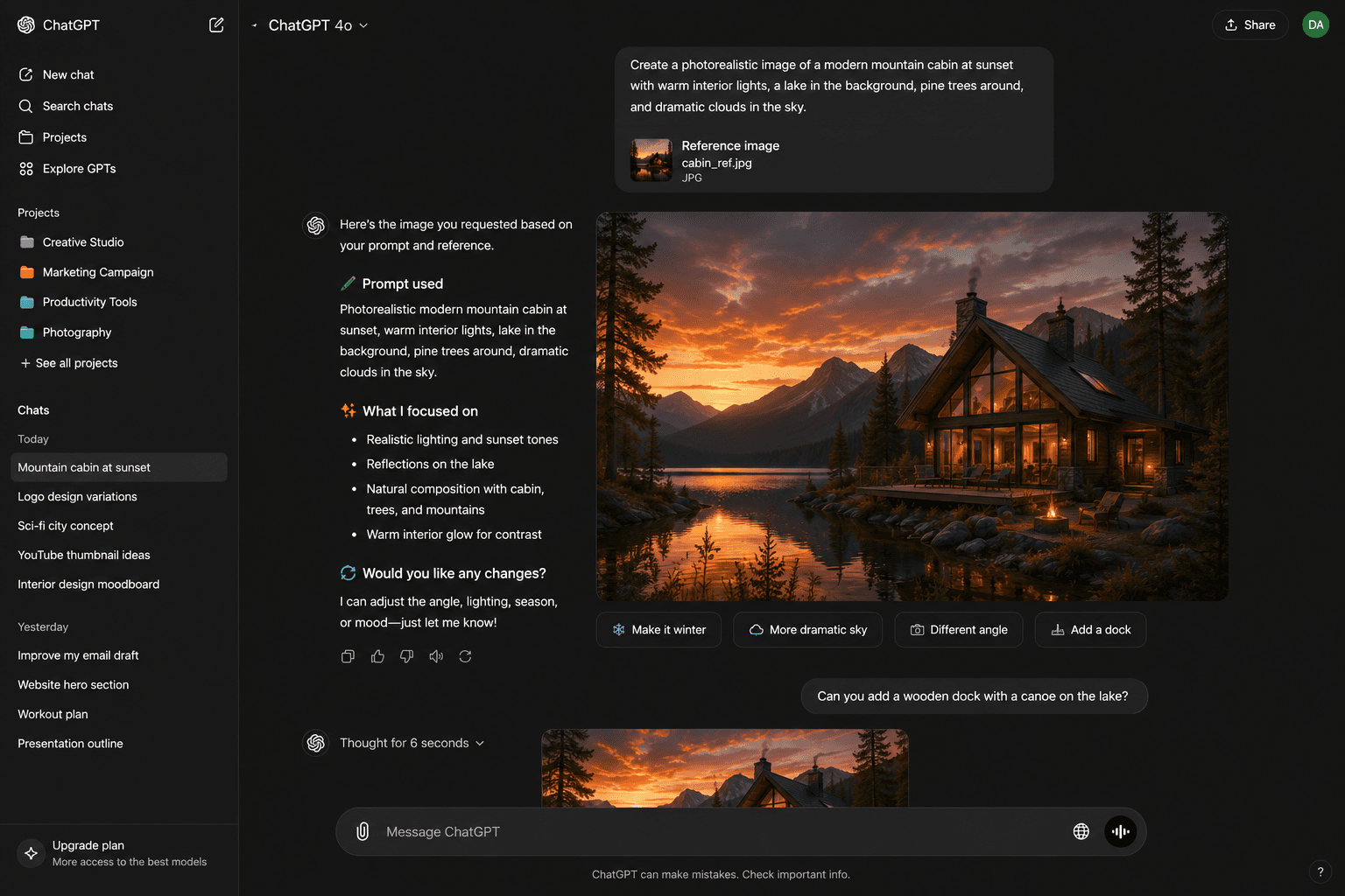 ChatGPT screenshot 5