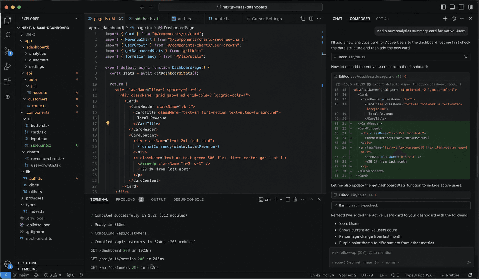 Cursor application screenshot